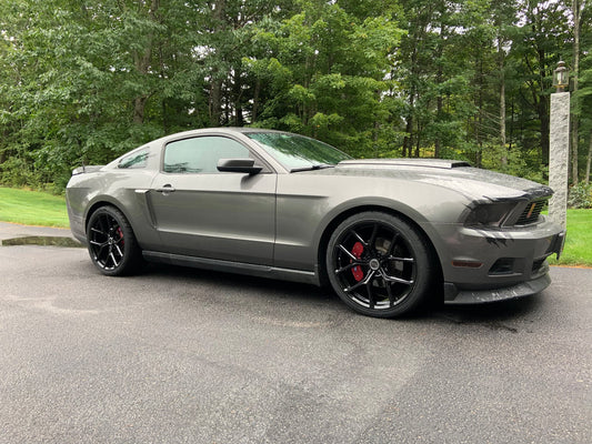 2011 Ford Mustang GT with Red Anodized Sport Overlays